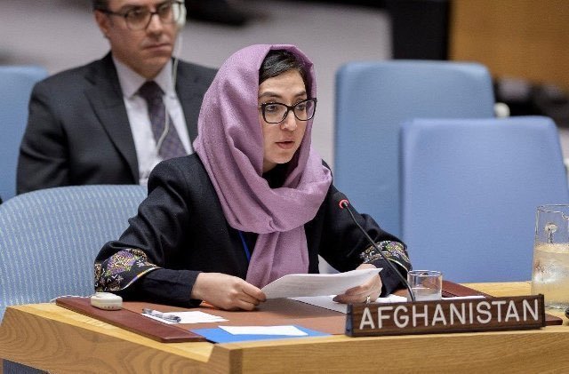 Afghan envoy to United Nation Adela Raz 