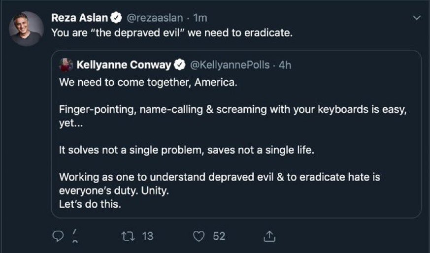 Tweet by Reza Aslan, after Walmart shooting at El Paso, that evoked strong reaction on Social Media