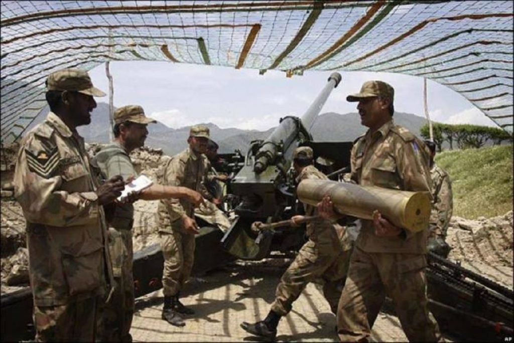 Pakistan Army shelling across Afghanistan Border