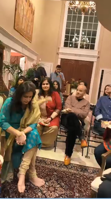 Gathering of  Hindu Kashmiri Pandits organized by Film Director Vivek Agnihotri where the Indian Consul General gave his speech 