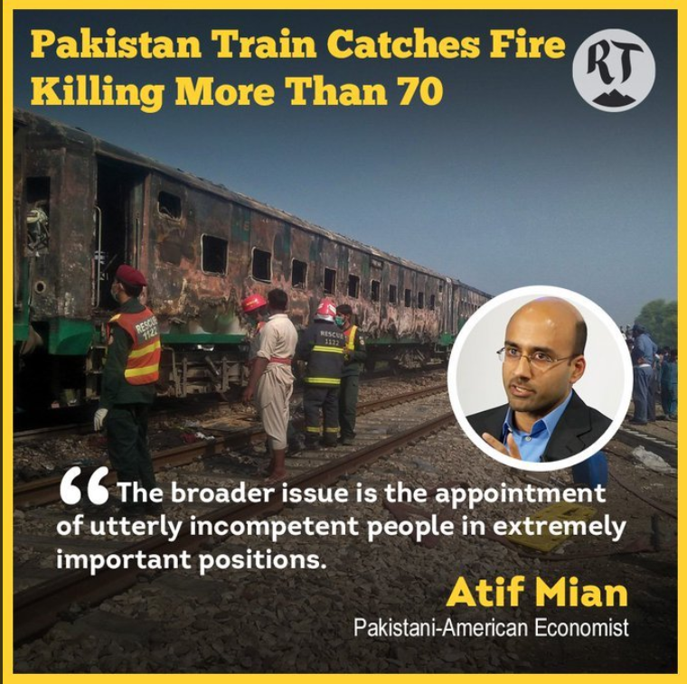 Was Train Accident in Pakistan a Sabotage? Incompetent People hired to fill technical posts