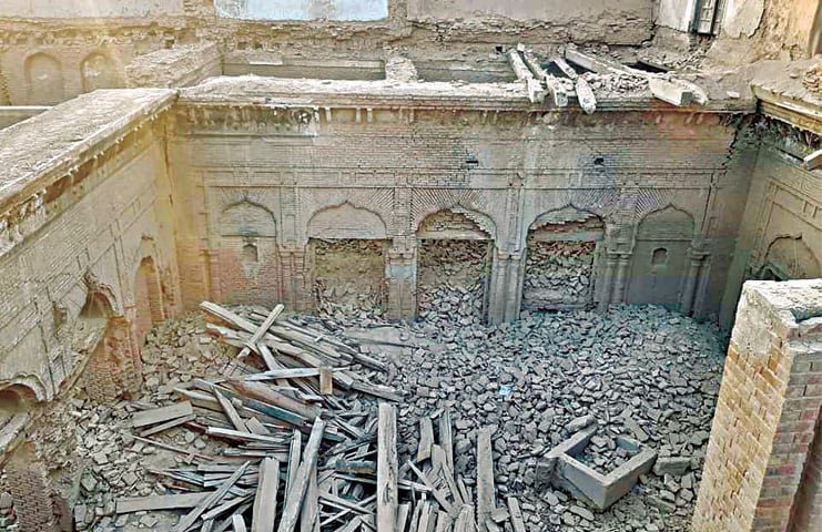 Systematic Destruction of Gurudwaras and Buildings of  Sikh Cultural heritage by Pakistan: Guru Nanak Palace