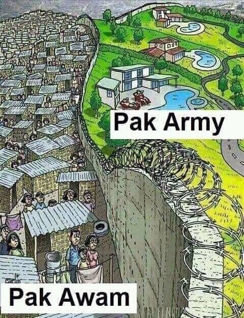 Standard of Living of Pakistan Army versus Pakistan General Public