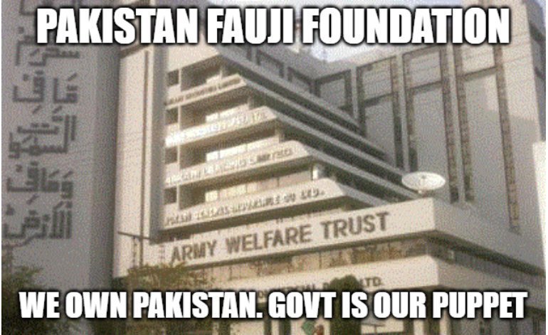 Fauji Foundation of Pakistan looting Pakistani Tax Payers Money