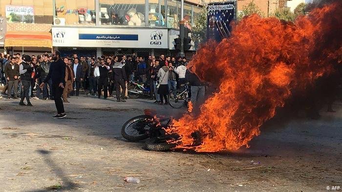 Iran Gasoline Price Rise Protests.