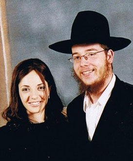 UNDATED:  In this handout from Chabad.org, Rivka Holtzberg and her husband Rabbi Gavriel Holtzberg, co-directors of Chabad-Lubavitch of Mumbai, are seen. Rabbi Holtzberg, along with his wife Rivka, were slain during the terrorist attacks in Mumbai, India, leaving their 2-year-old son Moshe Holtzberg an orphan.  (Photo by Chabad.org via Getty Images)