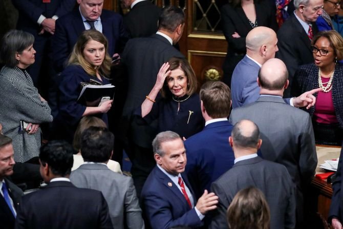 US President Donald Trump Impeachment: Pelosi among representatives