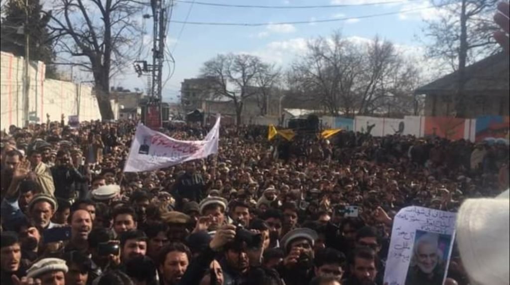 Protests in Parachinar Pakistan 
