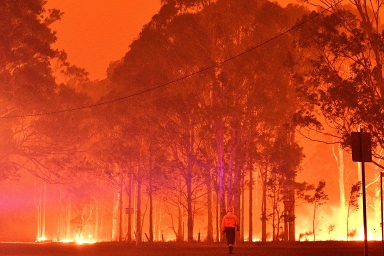 Burning Forests in Australia