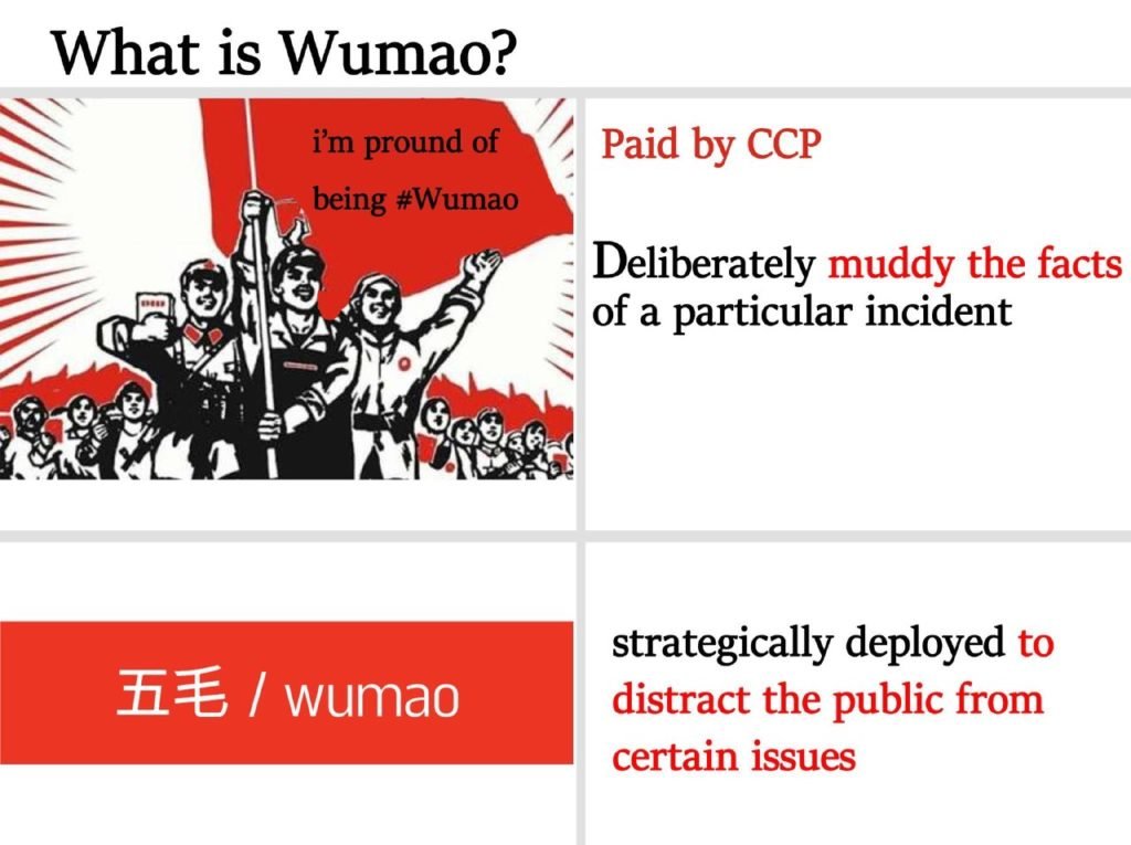 Who are Wu Mao or 50 Cents Chinese Troll Army?
