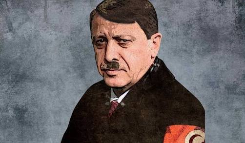 Similarities between Hitler and Erogan reflected in Erdogan's Imperialist Neo-Ottoman Empire dream