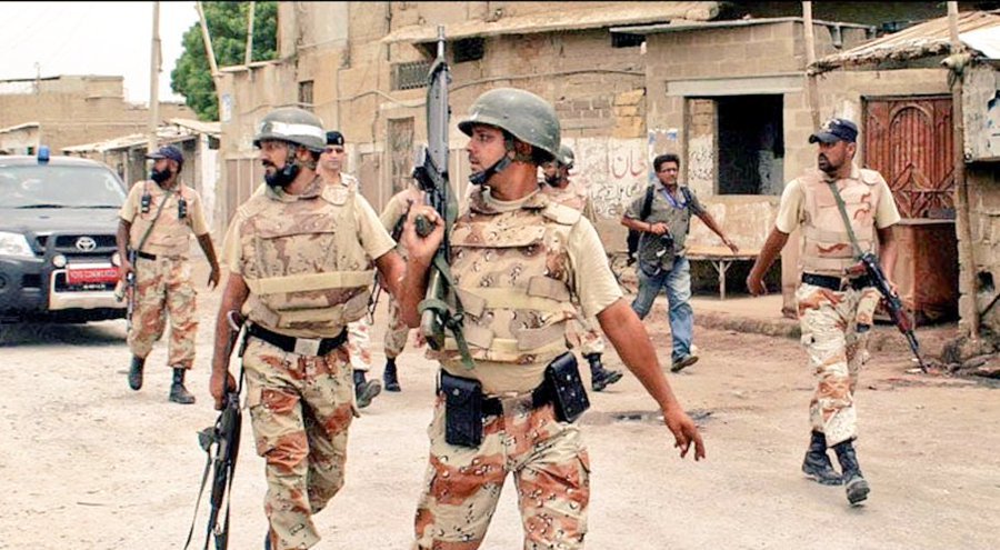 Attacks on Pakistan Rangers in Ghotki And Larkana in Sindhudesh: Rangers Cordon off the area