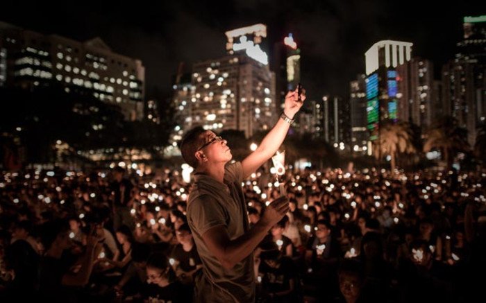 China in Focus -  Candlelight vigil to remember the Tiananmen massacre by Chinese Communist Party (CCP) banned in Hong Kong.