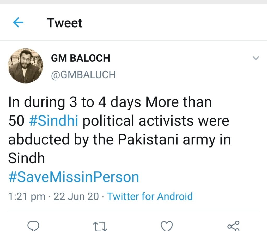 Sindhi Soldiers Refuse to Fight for Pakistan Army