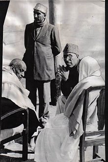 Sheikh Abdullah with Sardar Patel