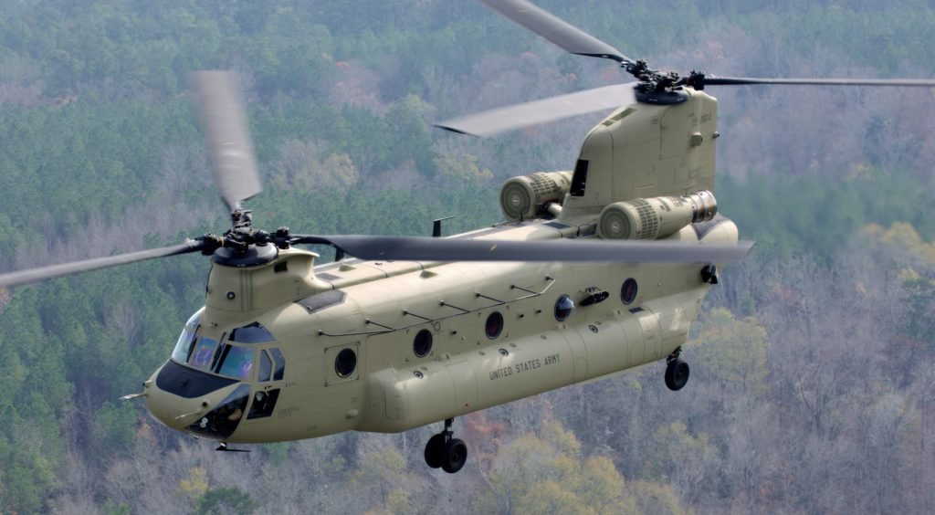 Let the Flyover Begin : CH-47 Chinook Helicopter
