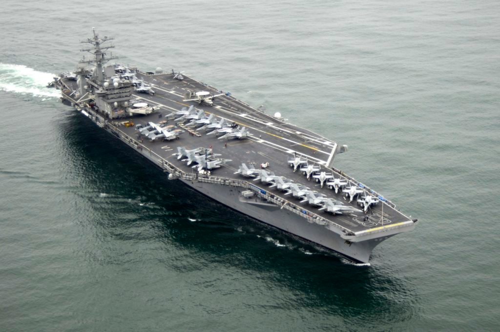 Horrible Surprise Coming : Experts Warn US-China Military Clash Within Six Months. China Cannot Be Allowed To Treat The SCS As Its Maritime Empire.  The aircraft carrier USS Nimitz in South China Sea