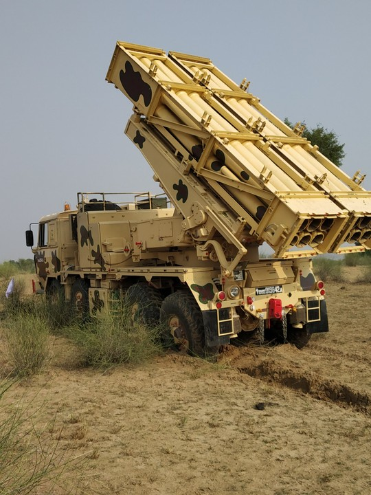 Indian Weapon Systems: Pinaka Multibarrel Rocket Launch (MBRL) System 