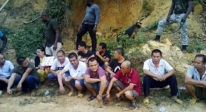 Chinese Debt Trap Diplomacy - The Case of Ghana’s Galamsey - Chinese illegal gold diggers arrested by Ghana Police