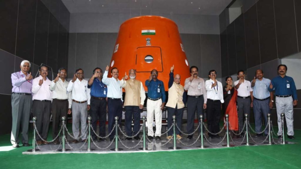 ISRO Space Mission: Gaganyaan. A full-scale model of Gaganyaans crew module inaugurated
