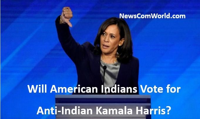 Will American Indians Vote for Anti-Indian Kamala Harris?