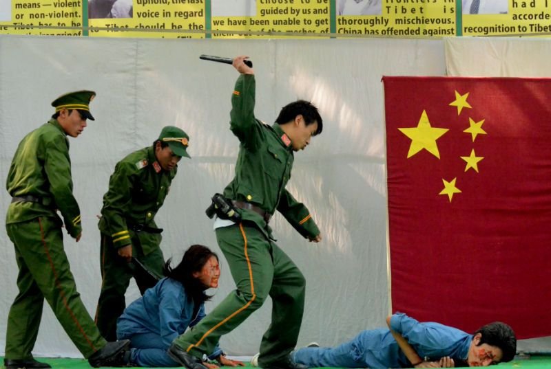 Oppression of Tibetans by Chinese CCP