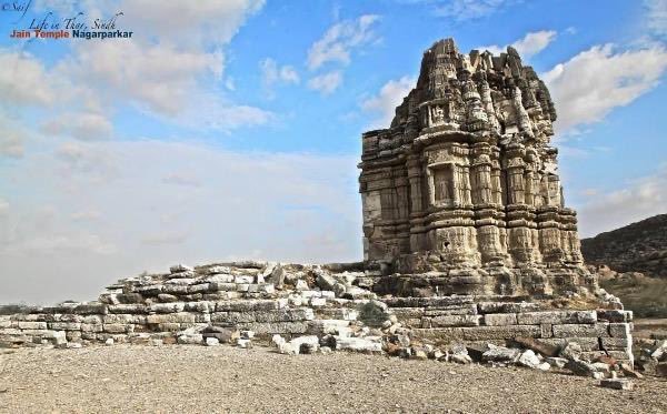 Bhodesar Temple in Nagarparkar, Sindh in dilapidated state