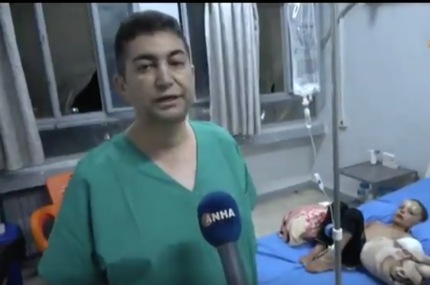 Turkey Committing war crimes: A doctor speaking to the News agencies