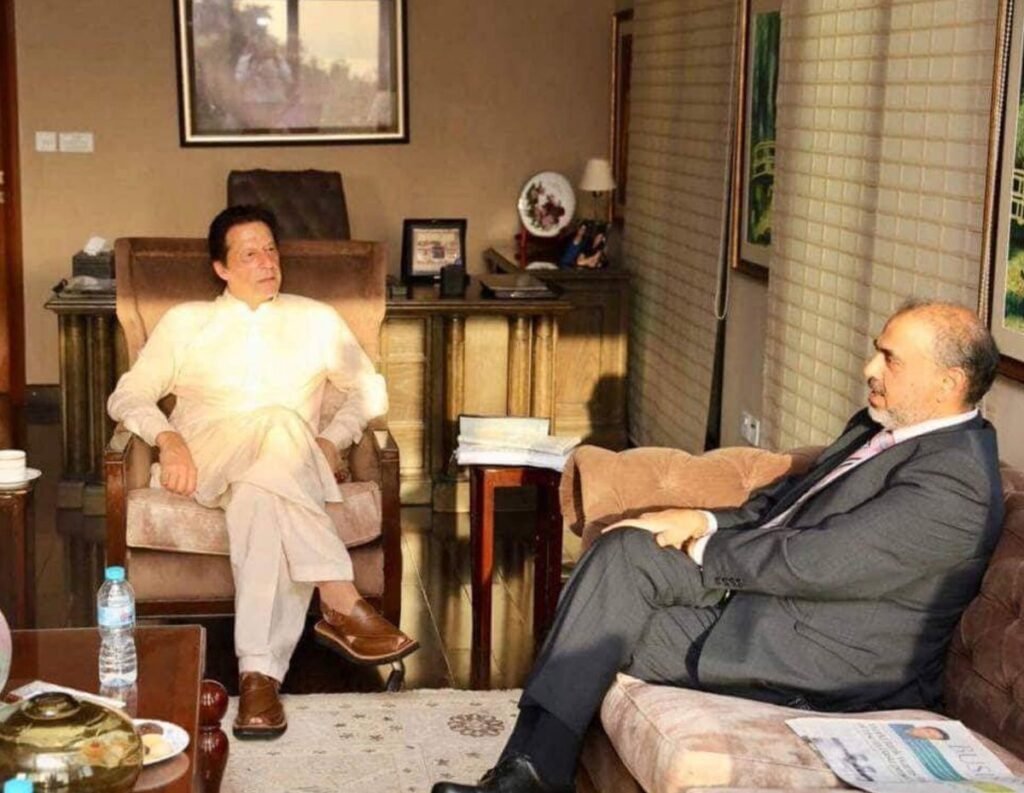 Pakistani Origin Ahmed Nazir with Pakistan Prime Minister Imran Khan
