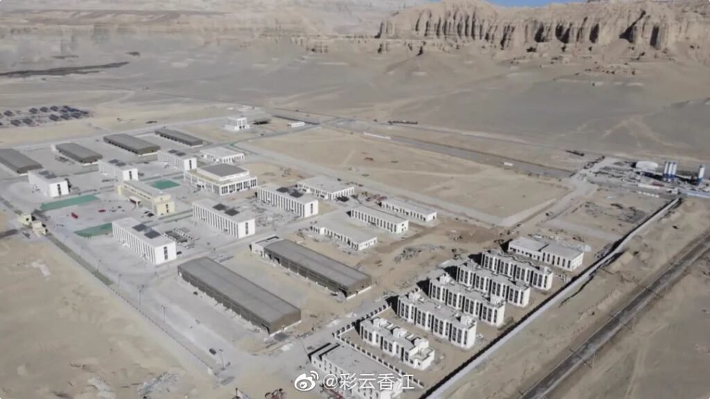 Chinese CCP Propaganda Showing newly built Army Barracks in Ngari at height of 4,500 Mts. However Ngari is more than 260Km from battle field which is located at 6,000Mts heights