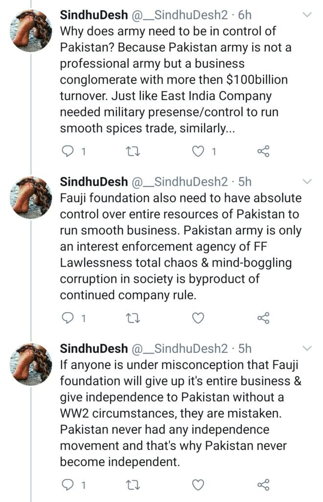 Fauji Foundation The East India Company of Pakistan : Tweets by @_Sindhudesh2