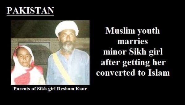 Pakistan Forcibly Abducts And Converts Minor Sikh Girls to Islam Is Inciting Indian Sikhs