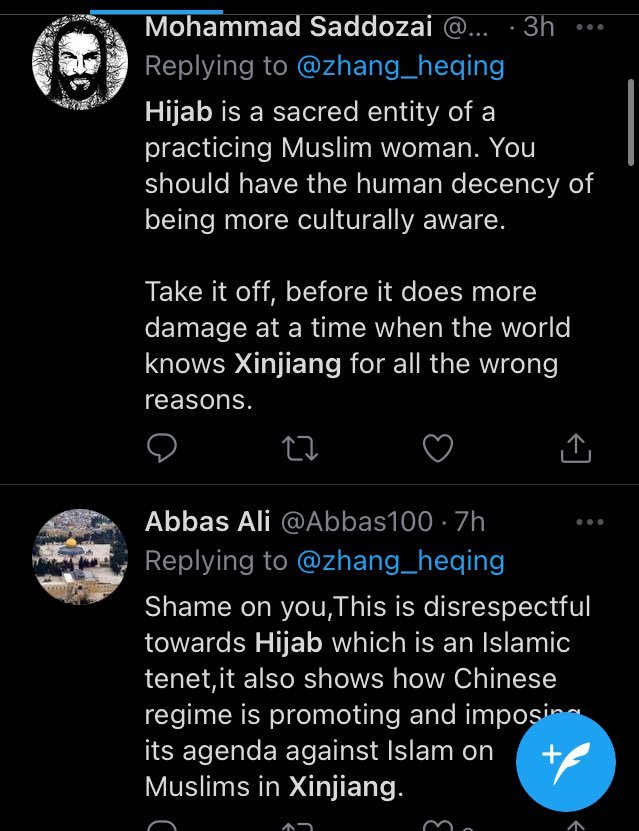Some Responses from Pakistanis on Chinese Tweet Asking Women To Remove Hijab