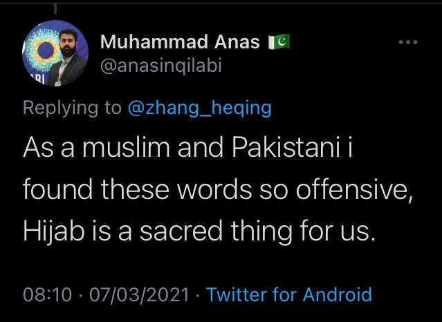 Some Responses from Pakistanis on Chinese Tweet Asking Women To Remove Hijab