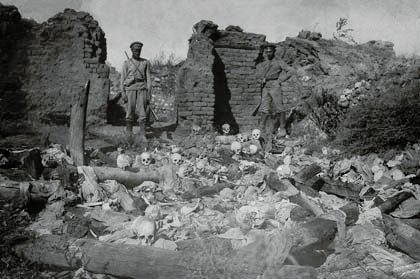 Armenians burnt alive in Sheykhalan by Turkish soldiers, 1915 | Armenian Genocide | NewsComWorld.com
