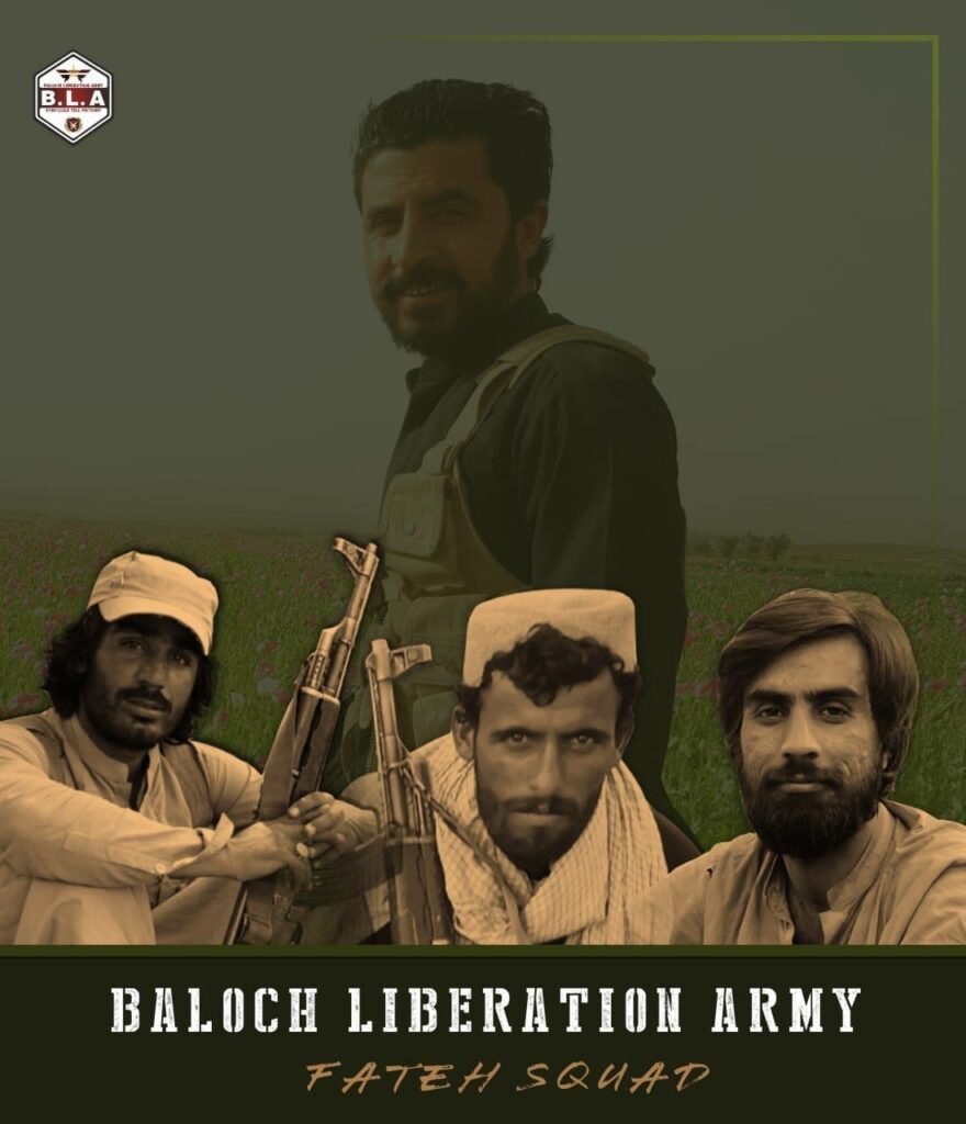 Baloch National Army Group BLA Eliminated 25 Enemy Pakistan Army Personnel: 3 BLA fighters of Fateh Squad embraced martyrdom | NewsComWorld.com
